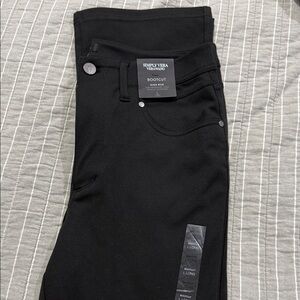 Simply Vera Vera Wang Black High Rise Bootcut Pants
